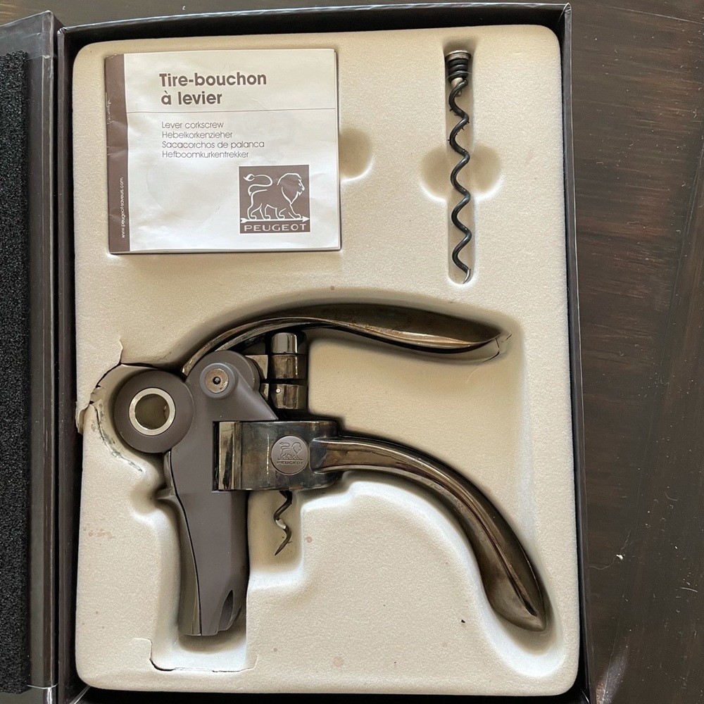 Peugeot Baltaz Lever Corkscrew Wine Opener